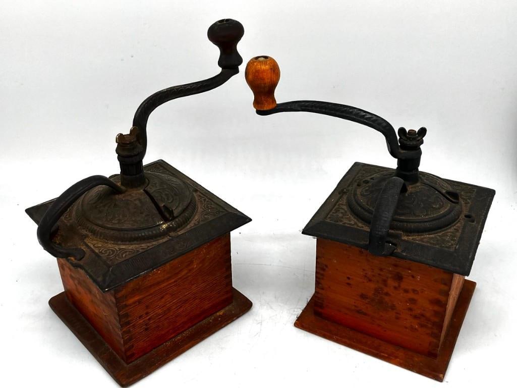 2 Antique Coffee Grinders (1 of 4)