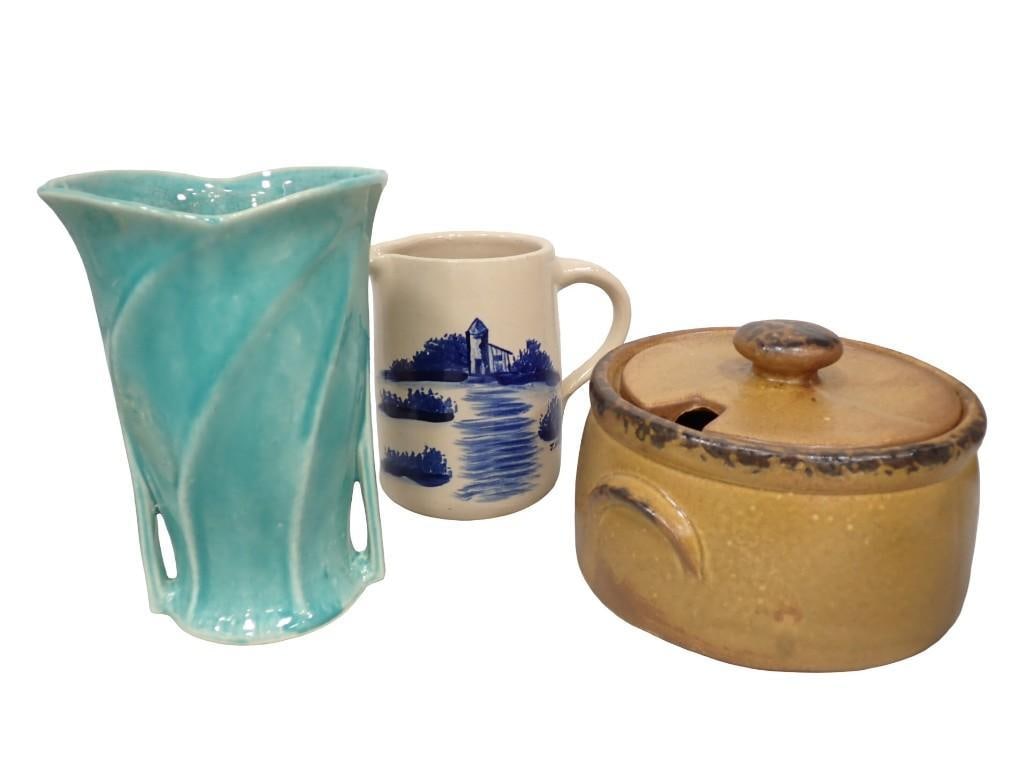 Paul Store Pottery, McCoy Vase and McCoy Soup Tureen (1 of 6)