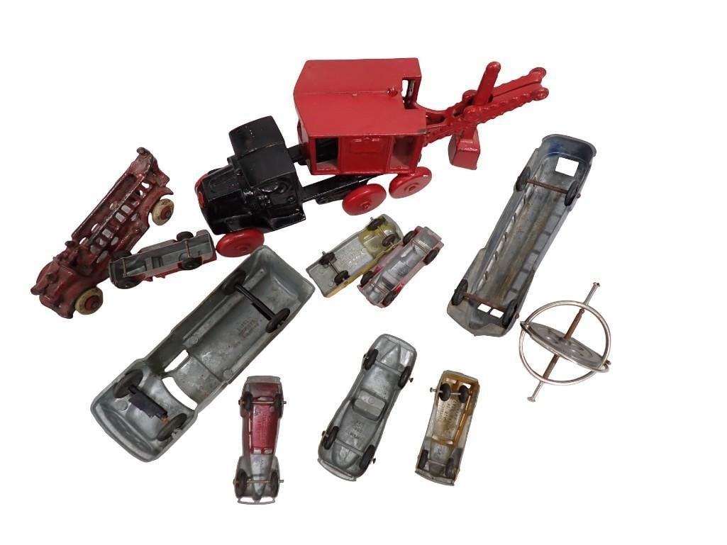 Vintage Toy Lot - Diecast, Excel, Metal Masters, Tootsietoy & more: Vintage Toy Lot - Diecast, Excel, Metal Masters, Tootsie Toy & more All pictures are considered part of the description and should be examined carefully by bidders. Live Auctioneers is now offerin