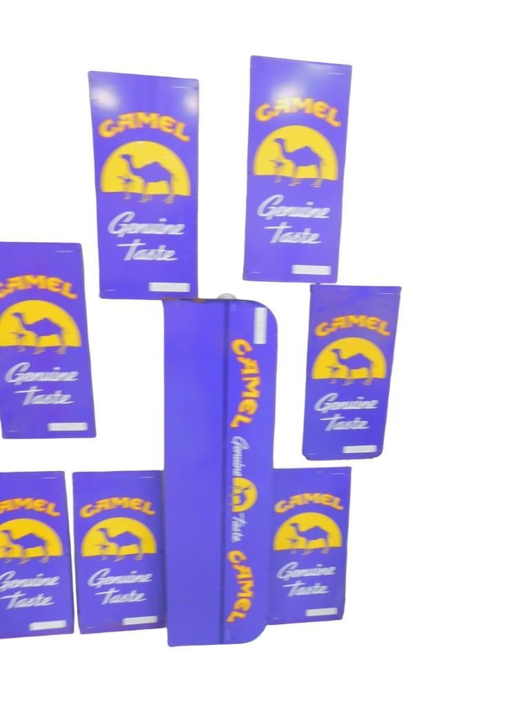 8 metal Camel Cigarette Store Display Panels (1 of 14)