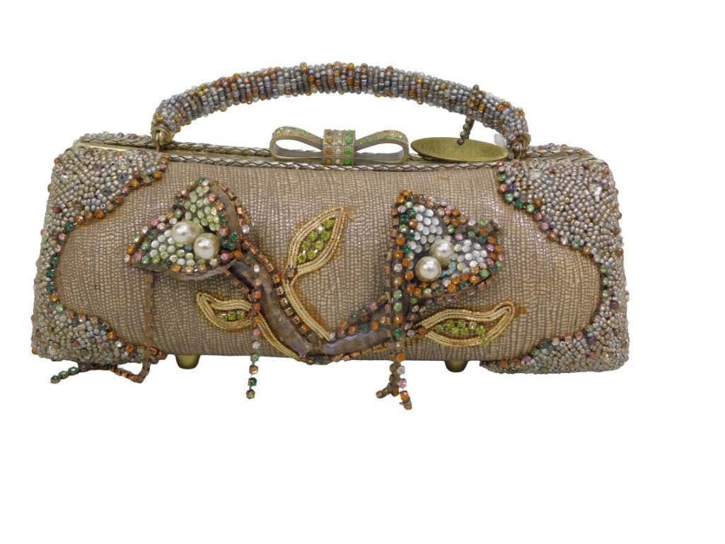 Mary Frances "Diamond Lily" Beaded Purse Bag Needs repair (1 of 15)