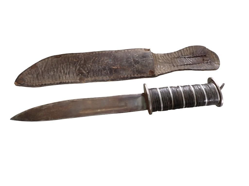 Old 12" Bowie Knife Unknown Maker (1 of 7)