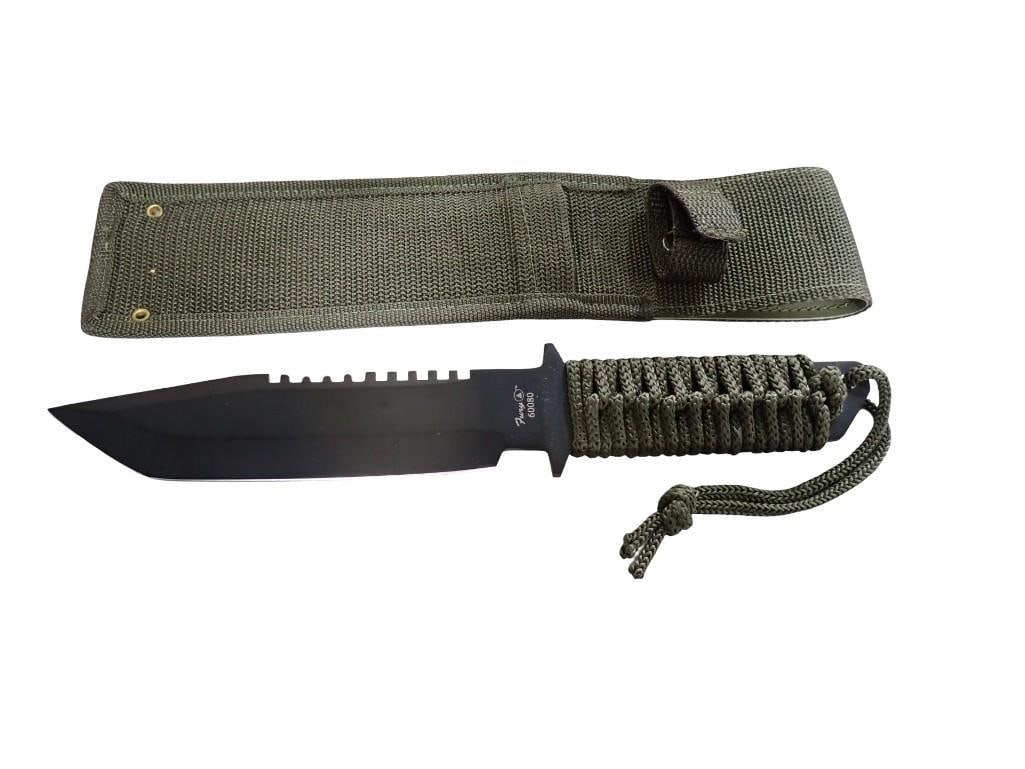 Fury 60080 Knife with Green Case and Handle: Fury 60080 knife with green case and handle new condition, 10" All pictures are considered part of the description and should be examined carefully by bidders. Live Auctioneers is now 