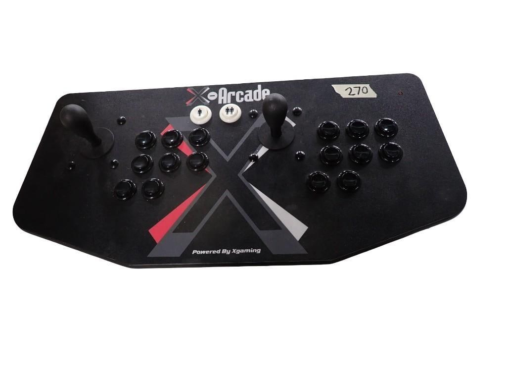 X-Arcade 2 Player Dual Arcade Stick Joystick: X-Arcade 2 Player Dual Arcade Stick Joystick Condition: untested All pictures are considered part of the description and should be examined carefully by bidders. Live Auctioneers is now of
