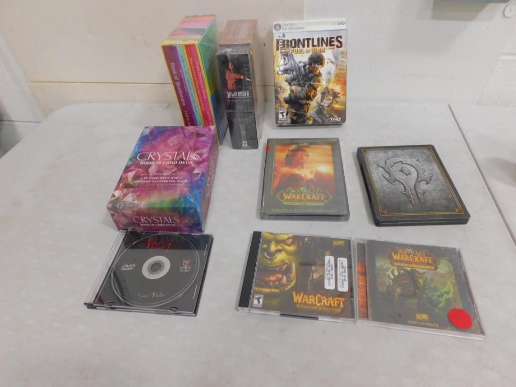 Media Lot of World of Warcraft, James Allen Sealed Collection, & more: Media Lot of World of Warcraft, James Allen Sealed Collection, & more .. All pictures are considered part of the description and should be examined carefully by bidders. Live Auctioneers is now offeri