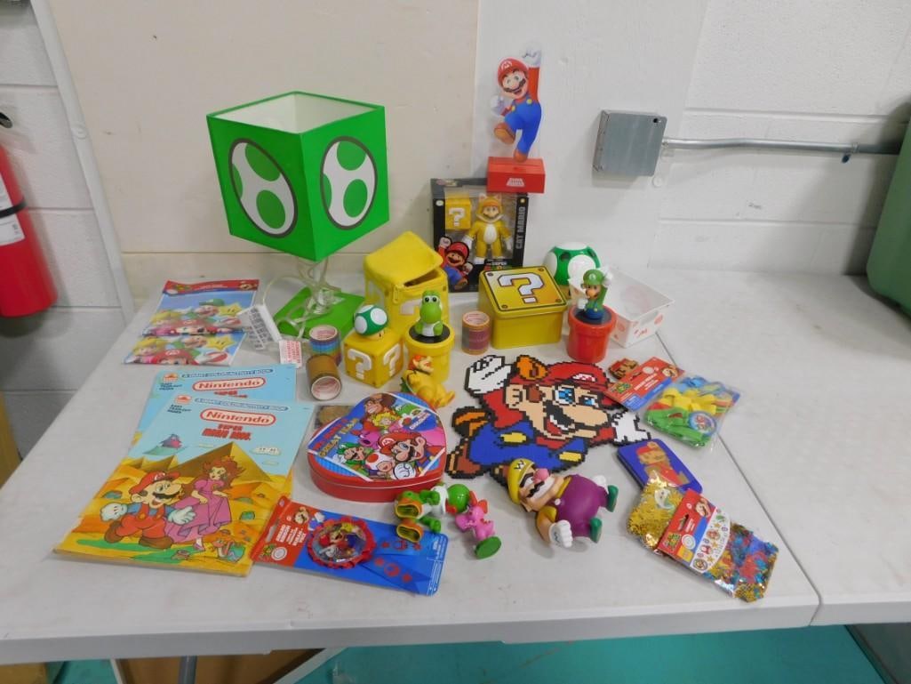 Lot of Super Mario - Toys, Figures, Lamp & more (1 of 13)