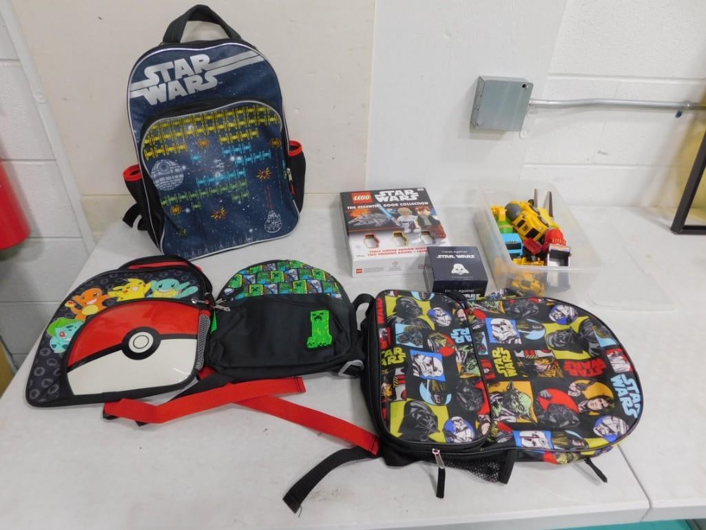Misc lot of Star Wars, Legos, backpacks and more (1 of 8)