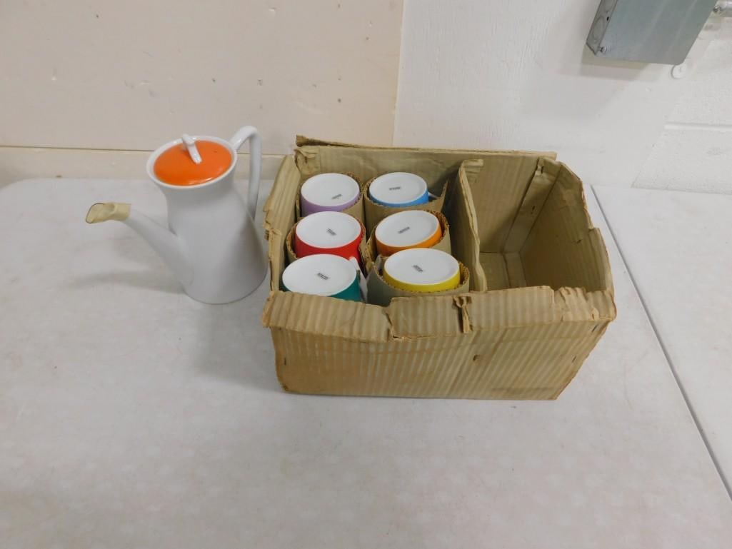 New in Box, vintage Japan Tea set by Lipper porcelain (1 of 9)