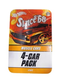 Hot Wheels Since 68 Muscle Cars 4-Car Pack #1 of 2 New Sealed Gift Pack of Die Cast Cars