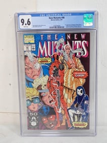 CGC Graded White 9.6 New Mutants #98 - 1st Appearance of Deadpool, Gideon & Copycat as Domino