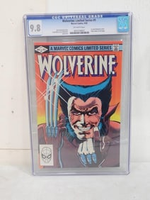 CGC Graded 9.8 Off-White Wolverine Limited Series #1 - 1st solo Wolverine Comic, Yukio cameo