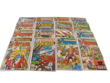 Comic Book Lot including Avengers 197-204 206-211 many news stand variants