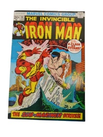 The Invincible Iron Man #54 Key Issue Iron Man Battles Sub Mariner, 1st Appearance Moon Dragon