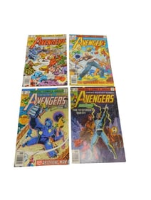 4 Vintage Marvel Comics Avengers Issues 182 183 184 and 185 including the Absorbing Man