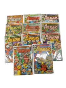Lot of 11 Marvel Avengers Comic Books incl 145, 148-155, 157 159 150 w/ new line up