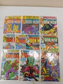 Iron Man Marvel Comic Book Issues including 129, 131-139 - most newsstand variant