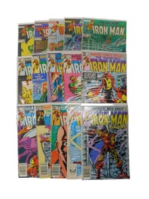 15 Marvel Comic Books - Invincible Iron Man Issues 165-179