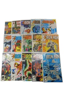 Marvel Iron Man Comic Books - 15 Total including 180, 181, 185, 187, 190-193, 195-200 and 300