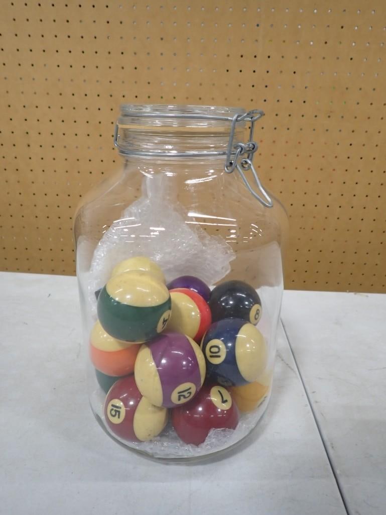 Large Jar with Pool Balls (1 of 7)
