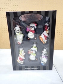 Set of Celebrations by Radko Hand Crafted Glass Christmas Ornaments