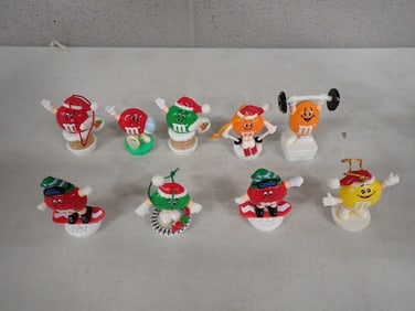 Vintage 1980s-1990s MARS M&M Guys Ornaments
