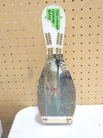Vintage 1950's Novelty Bowling Pin Cribbage Board Game