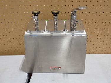 Vintage Helmco-Lacy Commercial Grade Countertop Syrup or Condiment Dispenser