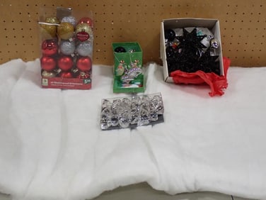 Christmas Lot including Ornaments, etc