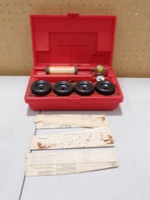 Erector Set with Red Plastic Case - Comes with everything as shown