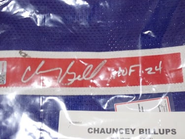 Chauncey Billups Autographed NBA Basketball Jersey with COA