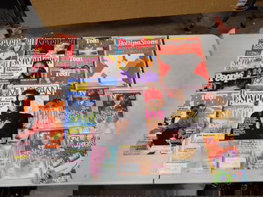 Lot of Magazines incl TV Guide, Seventeen, Musician, Teen People, Etc