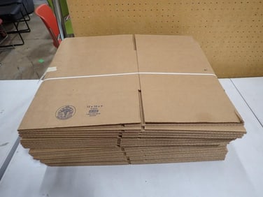 Lot of 25 Uline Cardboard Shipping Boxes 12"x10"x9"