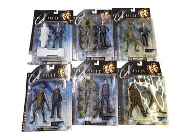6 The X Files Action Figures New in Package