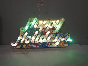 Happy Holidays Light Christmas Lights