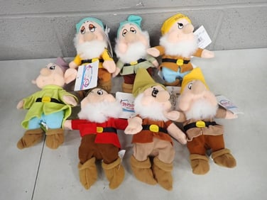 7 Dwarfs Plush Toys from Snow White