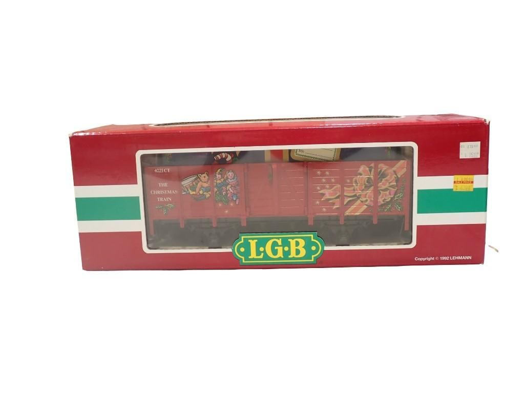 LGB  4021 CT Christmas Gondola Train Car G Scale Model in Original Box (1 of 5)