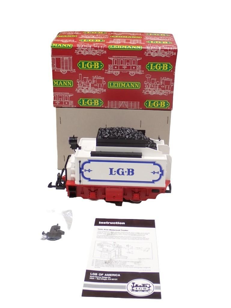 LGB 2317/6 White Powered Tender G Scale Model Train Car with Original Box (1 of 6)