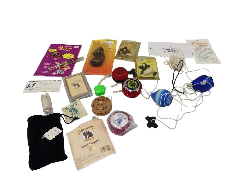 Lot of Yo-Yo's, etc. Including Yomega, Spinners, Tops, Smothers Brothers Yo-Yo's, etc. (1 of 6)