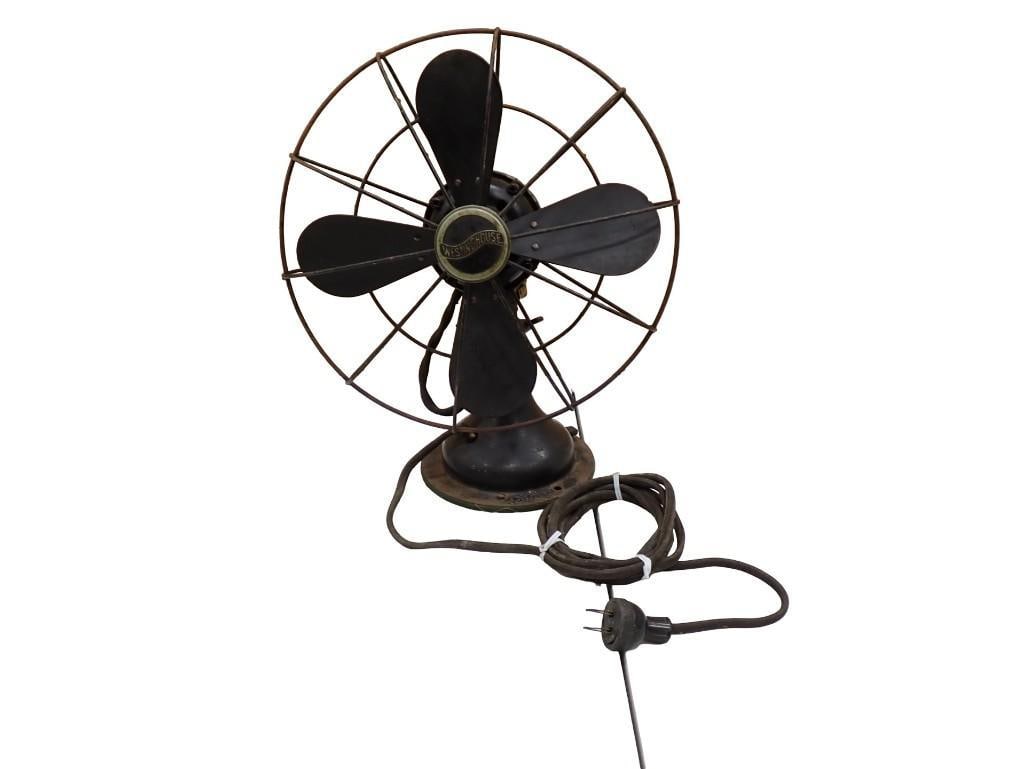 Antique Westinghouse Oscillating Fan Works 1940s (1 of 6)
