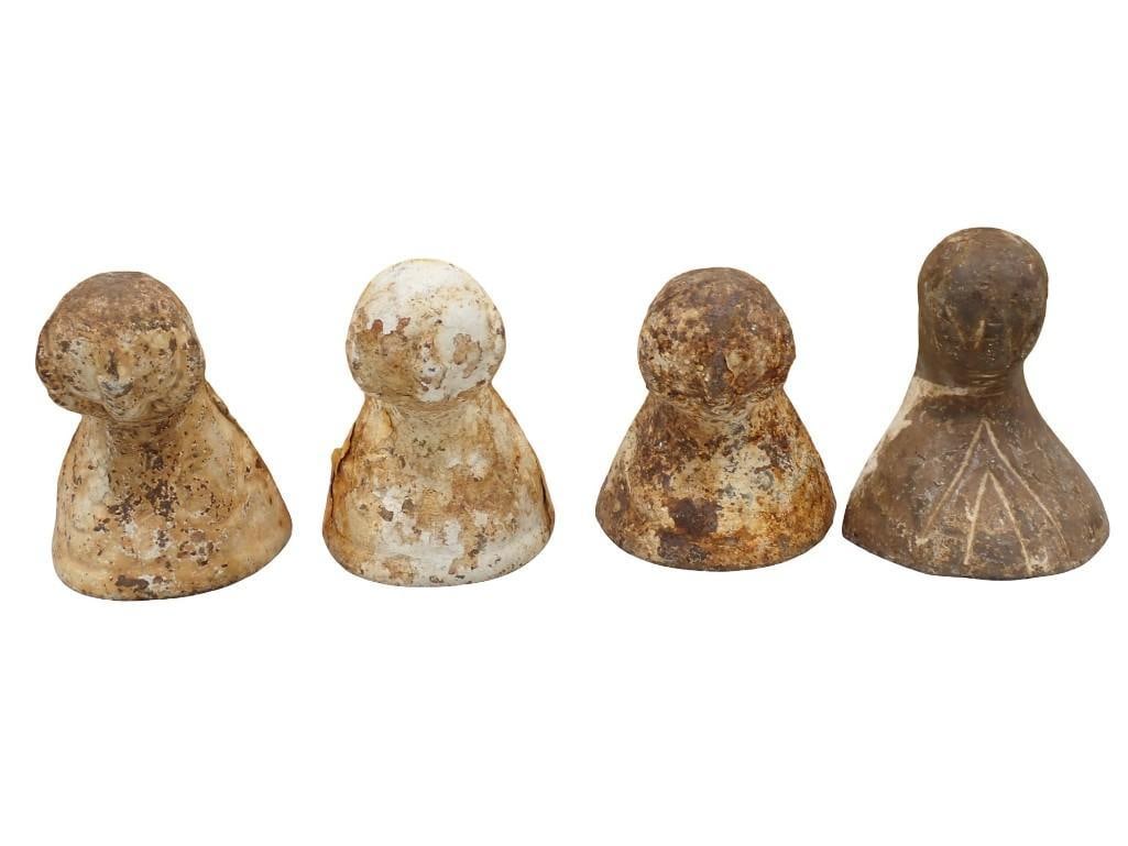 4 Vintage Cast Iron Clawfoot Tub Legs or Feet Assorted Styles Rusty: 4 Vintage Cast Iron Clawfoot Tub Legs or Feet Assorted Styles Rusty All pictures are considered part of the description and should be examined carefully by bidders. Live Auctioneers is now offering Li