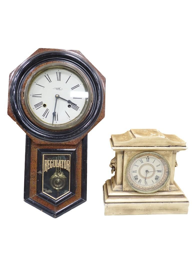 Lot of 2 Vintage Clocks (1 of 6)