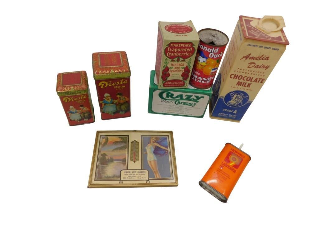 Lot of Vintage Tins, Containers, and Advertising (1 of 5)