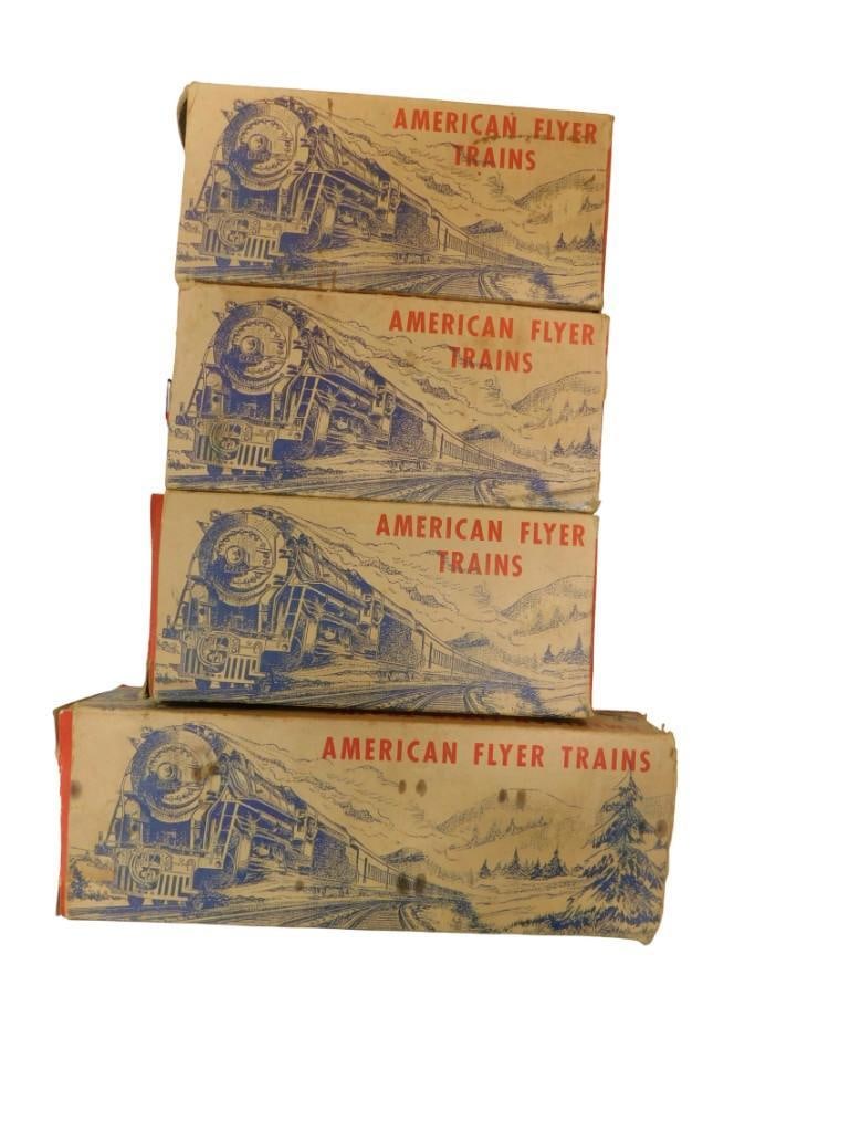 Lot of 4 American Flyer Model Trains with Boxes (1 of 5)