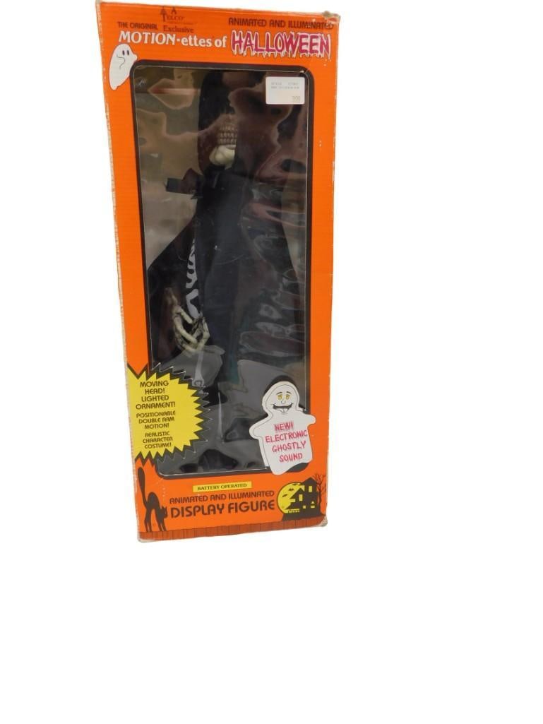 Motion-ettes of Halloween Animated and Illuminated Skeleton Decoration in Original Box (1 of 4)