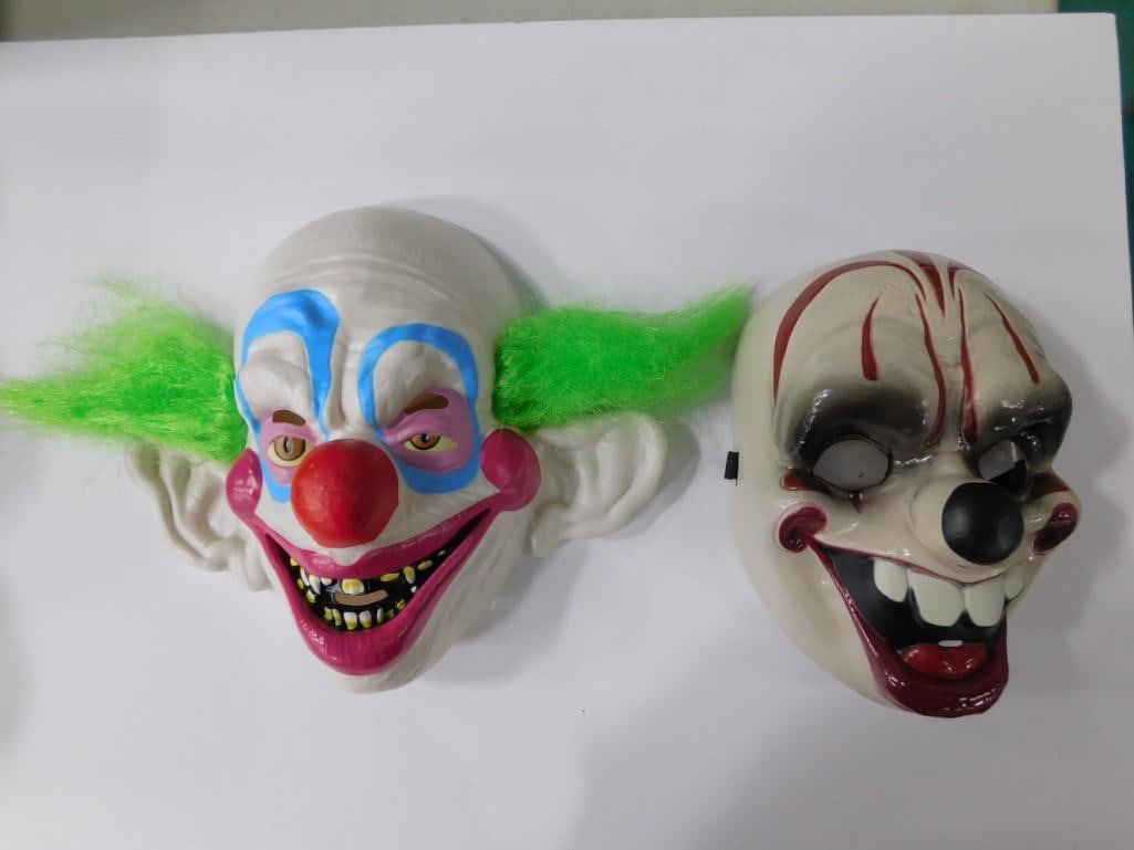 Killer Klowns from Outer Space Shorty and a Michael Myers Halloween Replica Masks: Killer Klowns from Outer Space Shorty and a Michael Myers Halloween Replica Masks All pictures are considered part of the description and should be examined carefully by bidders. Live Auctioneers is n