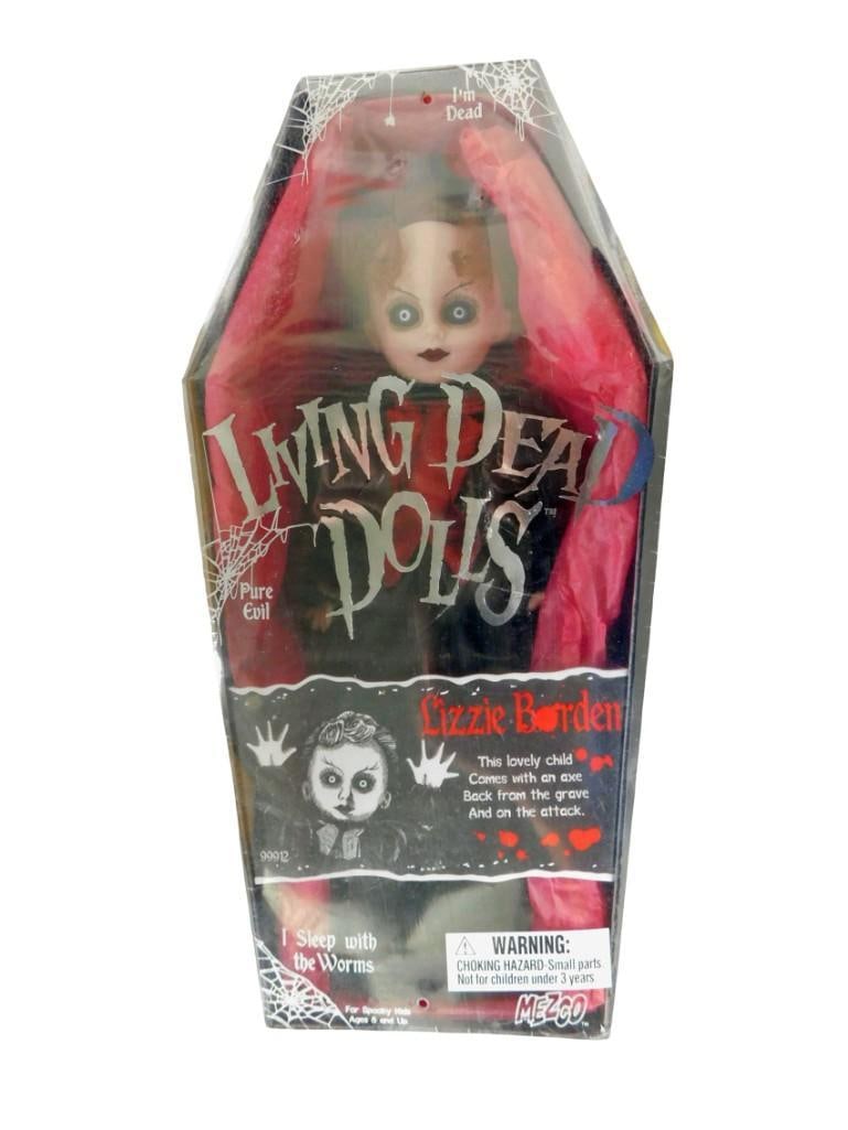 Mezco Living Dead Dolls Lizzie Borden Doll New in Coffin Shaped Box (1 of 4)