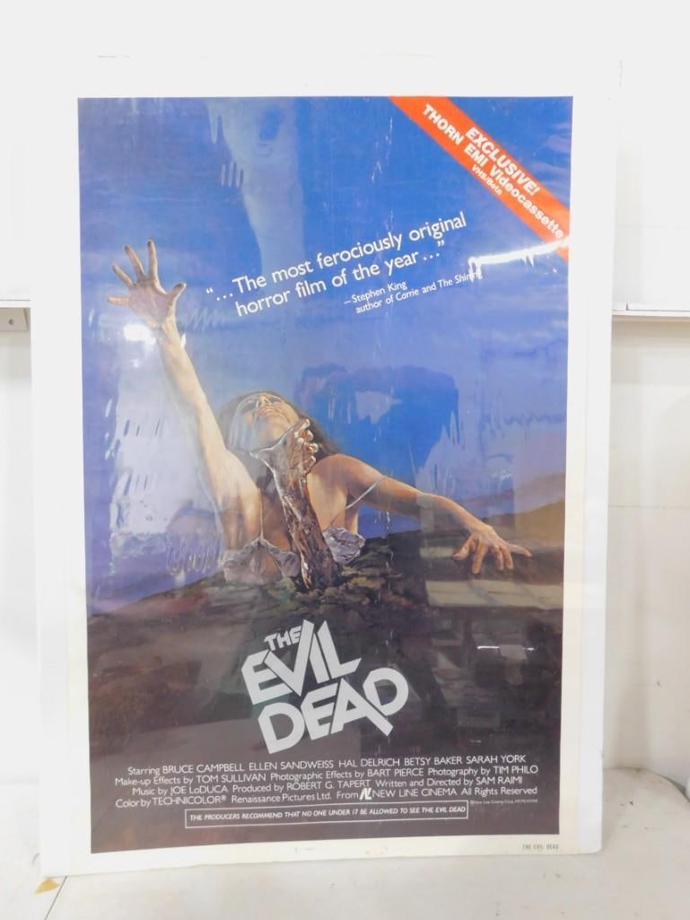 The Evil Dead Movie Poster original from 1983: The Evil Dead Movie Poster original from 1983 All pictures are considered part of the description and should be examined carefully by bidders. Live Auctioneers is now offering Live Shipping through th