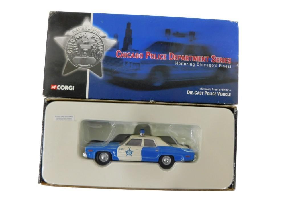 Corgi Chicago Police Department Series 1:43 Scale Die Cast Model Police Car in Original Box (1 of 4)
