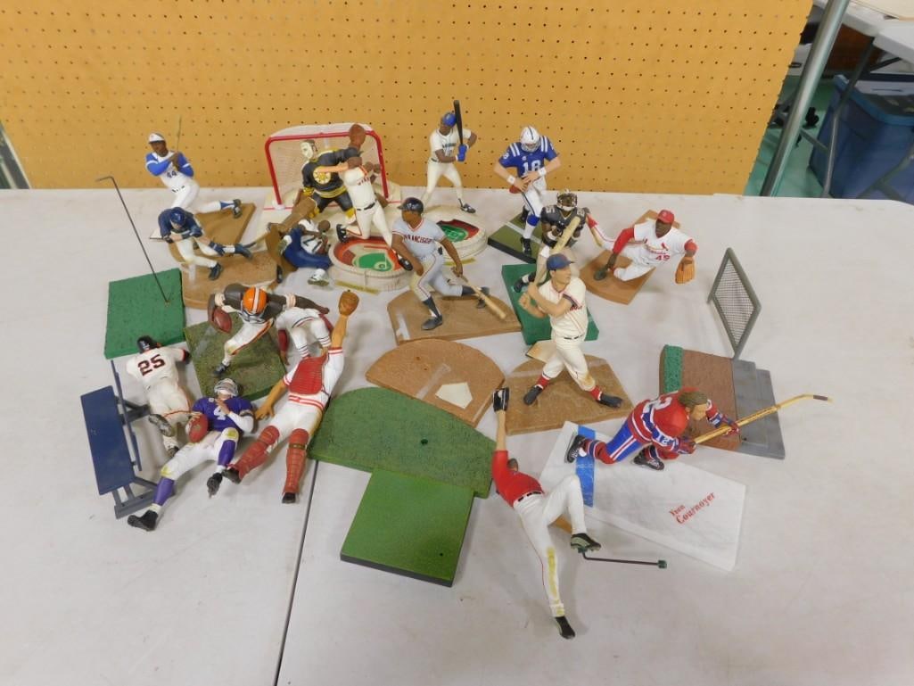 Sports Figurines Lot including Starting Lineup Baseball, Football, Hockey, etc. (1 of 4)