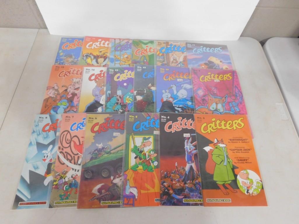 Comic Book Lot including Fantagraphics Books - Critters (1 of 4)